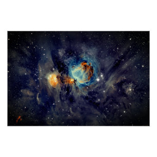 Celestial Space Nebula Galaxy Poster