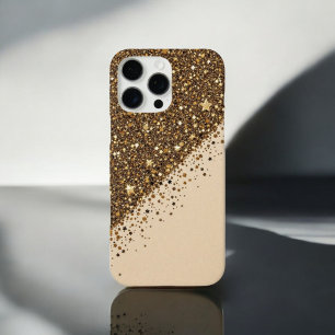 Celestial Sparkle (Glitter-Leather) iPhone 16 Pro Max Case