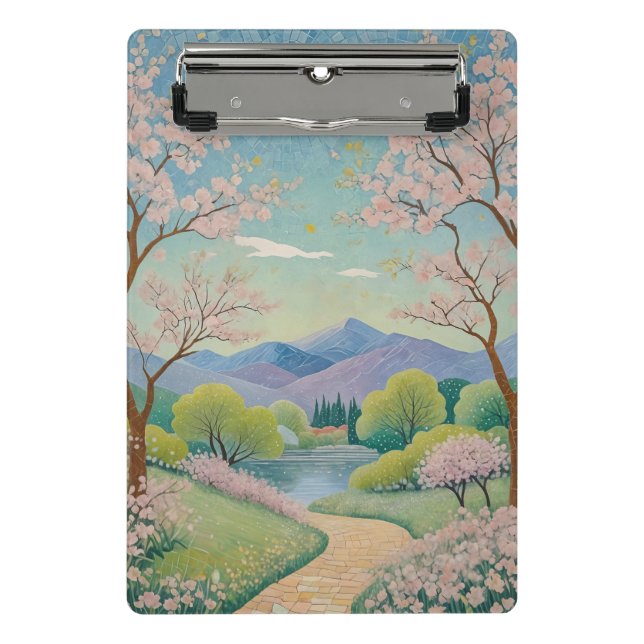 Celestial Springpath Mini Clipboard (Front)