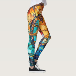 Celestial Stained Glass Leggings