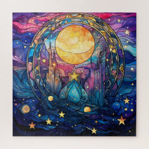 Celestial Stained Glass Puzzle