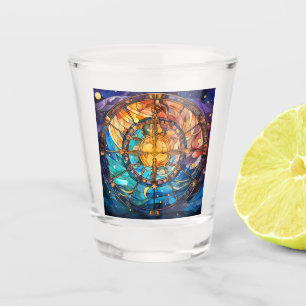 Celestial Stained Glass Shot Glass