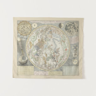 Celestial Star Map Zodiac Constellation I Tapestry