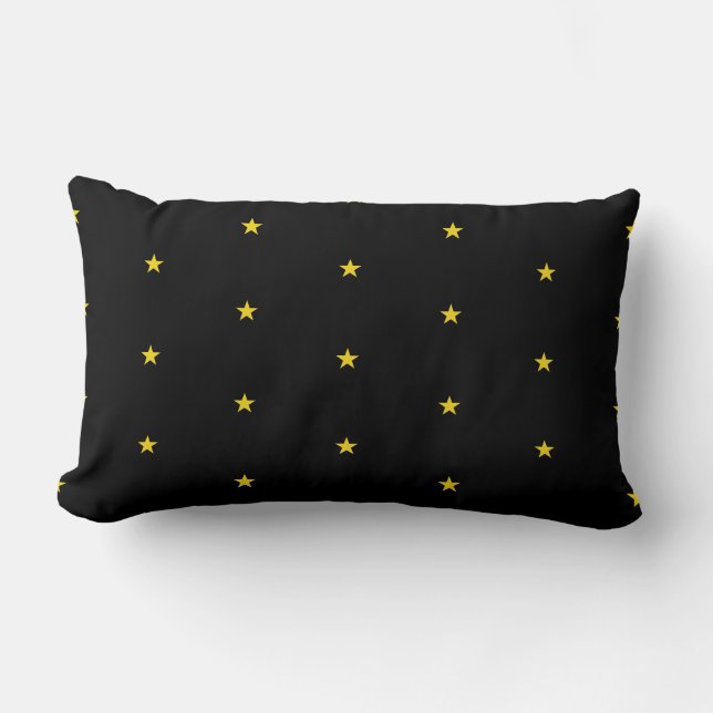 Celestial Star Pattern Lumbar Pillow for Modern St (Front)