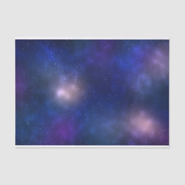 Celestial Starry Night Sky Astronomy Tissue Paper (Front)