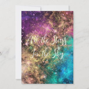 Celestial Stars Personalised Valentine's Day Card