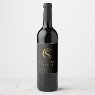 Celestial Stroke Wine Label
