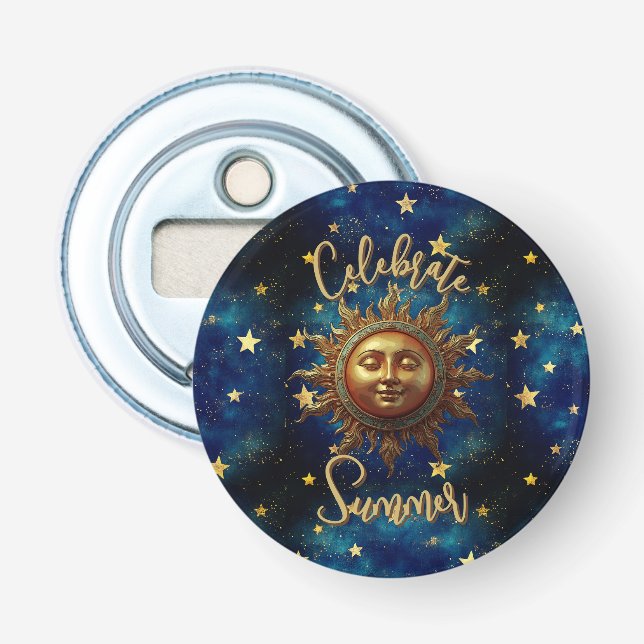 Celestial Summer Celebrate Summer  Bottle Opener (Front)