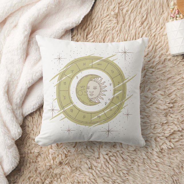 Celestial Sun and Moon Astrology Cushion (Blanket)