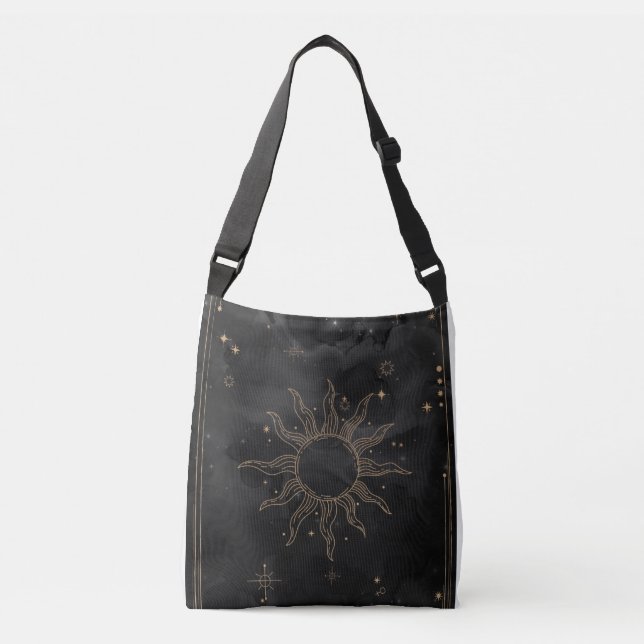 Celestial Sun and Moon Crossbody Bag (Front)
