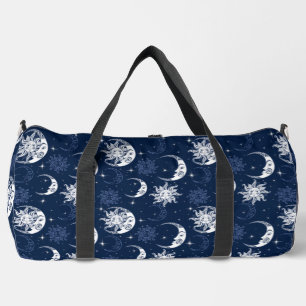Celestial Sun and Moon Duffle Bag