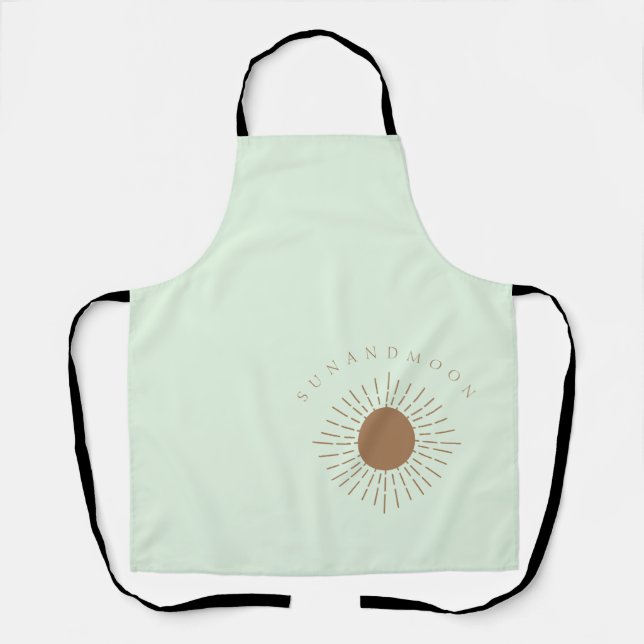 Celestial Sun and Moon energy yoga Apron (Front)