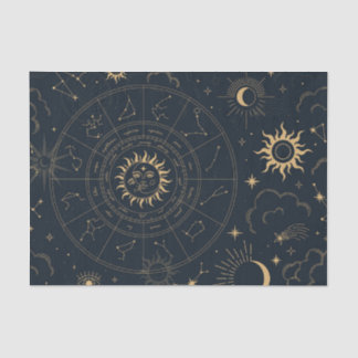 Celestial Sun and Moon Mystical Elements Tissue Pa Paper