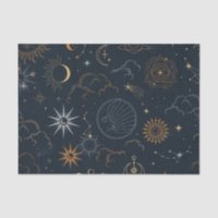Celestial Sun and Moon Mystical Elements