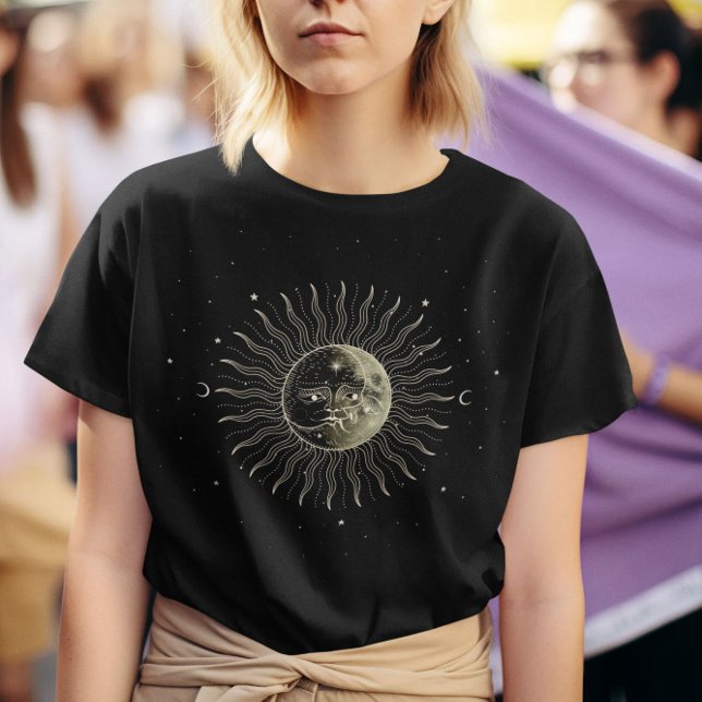 Celestial Sun and Moon T-Shirt (Creator Uploaded)