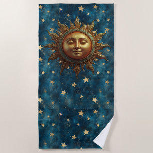 Celestial Sun Beach Towel