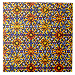 Celestial Sun Ceramic Tile