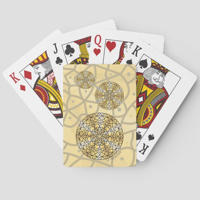 Celestial Sun Classic Playing Cards (Back)