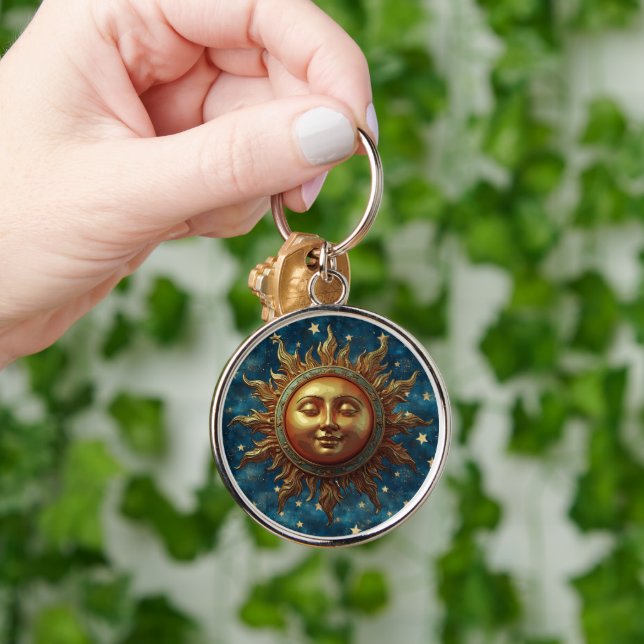 Celestial Sun Key Ring (Hand)