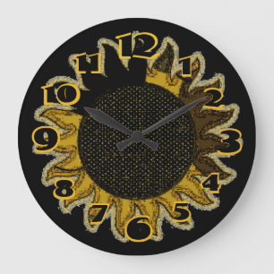 Celestial Sun Large Clock