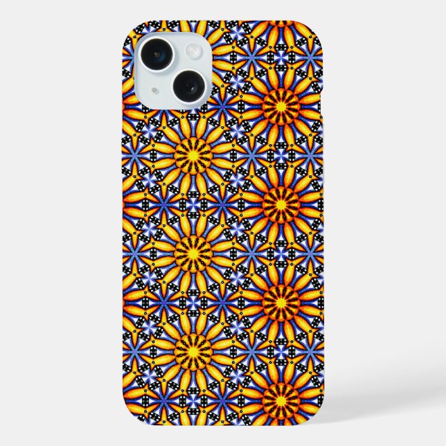 Celestial Sun Mandala iPhone Case (Back)