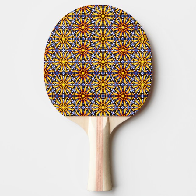 Celestial Sun Mandala  Ping Pong Paddle (Front)