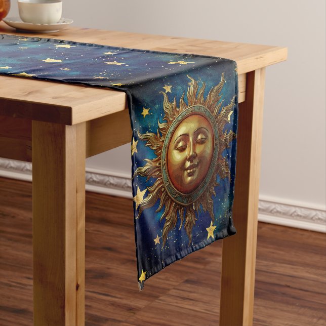 Celestial Sun  Medium Table Runner (In Situ)