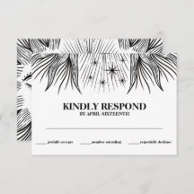 Celestial Sun Moon Stars Boho Handfasting RSVP