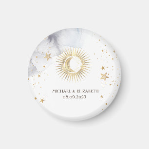 Celestial Sun,Moon,Stars  Magnet