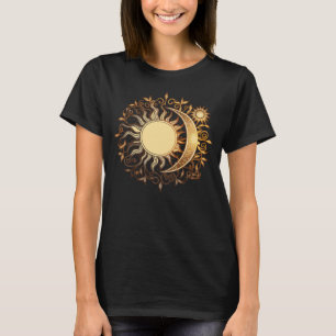 Celestial Sun Moon Yoga Meditation Zen Buddhism Sy T-Shirt