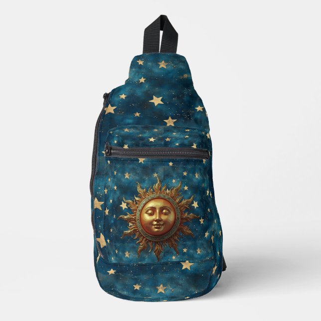 Celestial Sun  Sling Bag (Front)