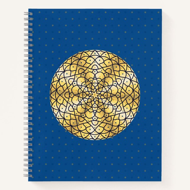 Celestial Sun Spiral Notebook (Front)
