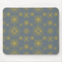 Celestial Sun Stars Dusty Blue