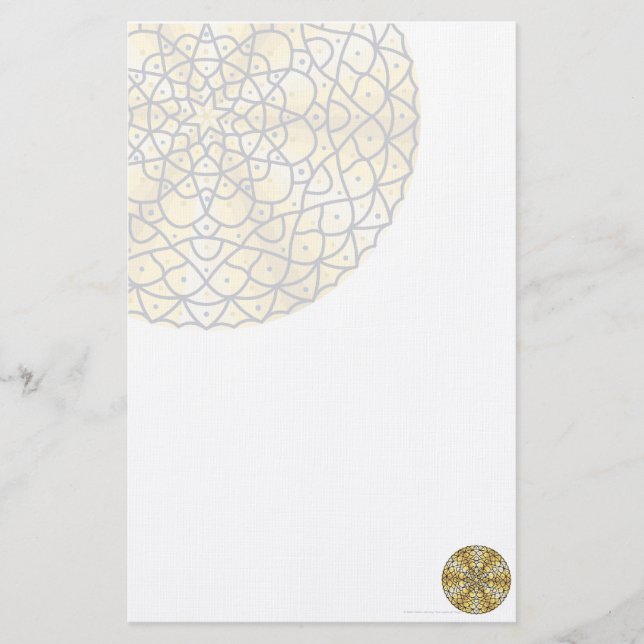 Celestial Sun Stationery (Front)