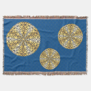 Celestial Sun Throw Blanket