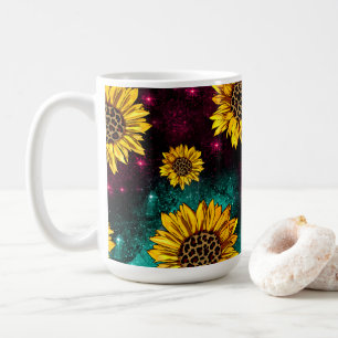 Celestial Sunflower Coffee Mug