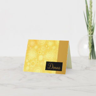 Celestial Suns Note Cards