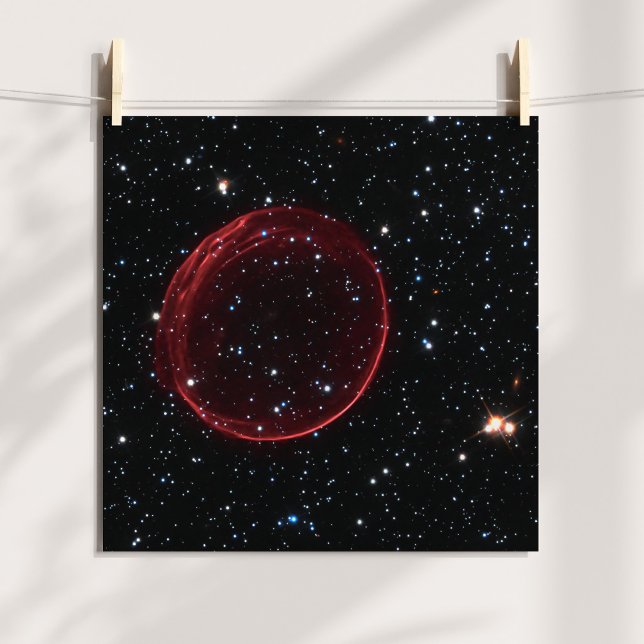 Celestial Supernova Bubble Space Photo Poster (Celestial Supernova Bubble Space Photo Poster)
