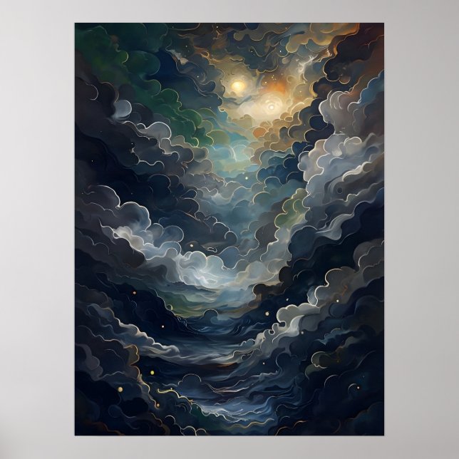 Celestial Surrealism Vertical Poster (Front)