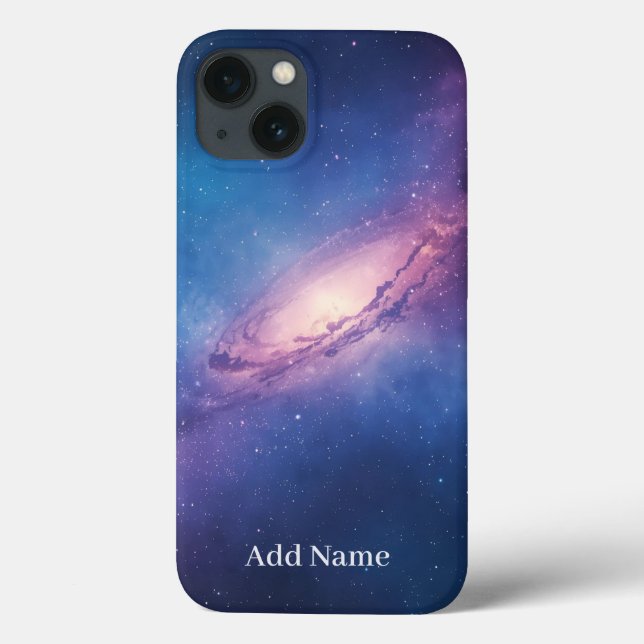 Celestial Swirl Design Phone Case – Personalised f (Back)