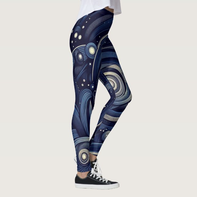 Celestial Swirl Leggings (Right)