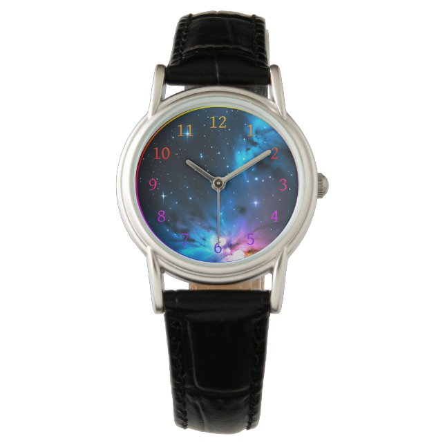 Celestial Swirls of Stars Watch (Front)