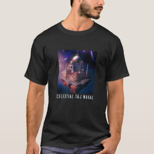 Celestial Taj Mahal  Science Fiction Space Temple  T-Shirt