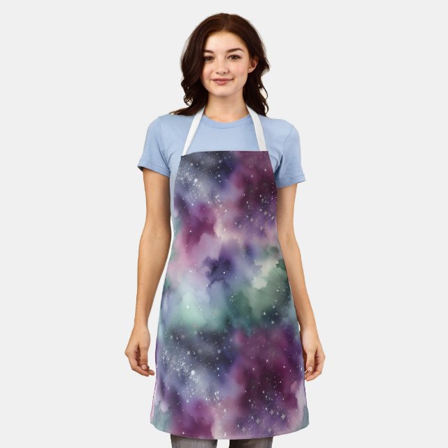 Celestial Tapestry Pattern Apron (Worn)