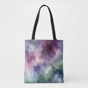 Celestial Tapestry Pattern Tote Bag