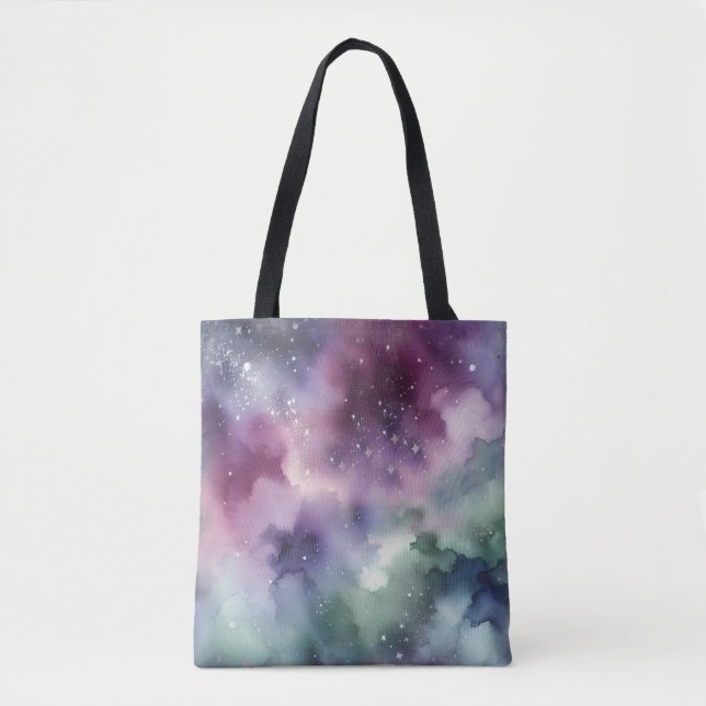 Celestial Tapestry Pattern Tote Bag (Front)
