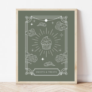 Celestial Tarot Baby Shower Sweets & Treats Sign