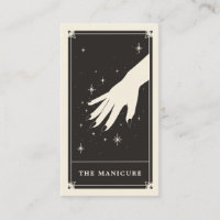 Celestial Tarot Nail Technician Business card