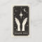 Celestial Tarot thank you small Business card