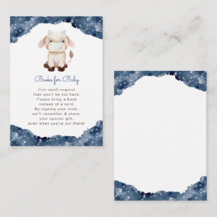 Celestial Taurus Astrology Sign Books for Baby Enclosure Card